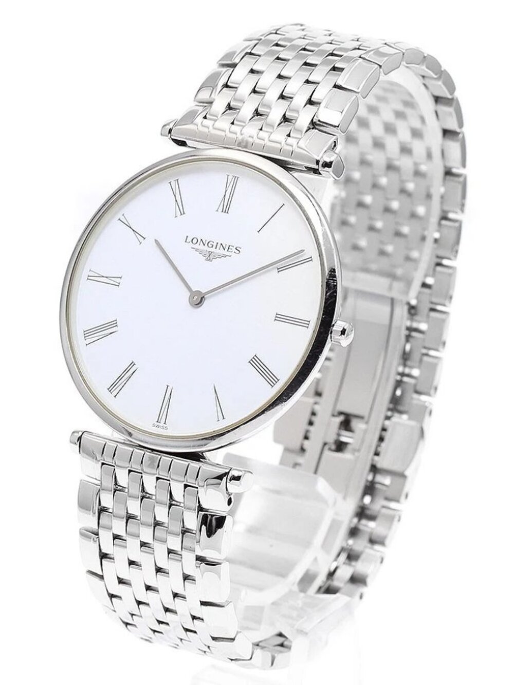 LONGINES Grand classic L4.755.4 white Dial Quartz Men's Watch_897304